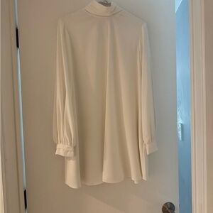 Amanda Uprichard Long Sleeve Dress - Cream